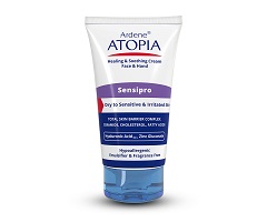 کرم مرطوب کننده و التیام بخش مدل sensipro پوست خشک و حساس بدن ATOPHA حجم150گرم