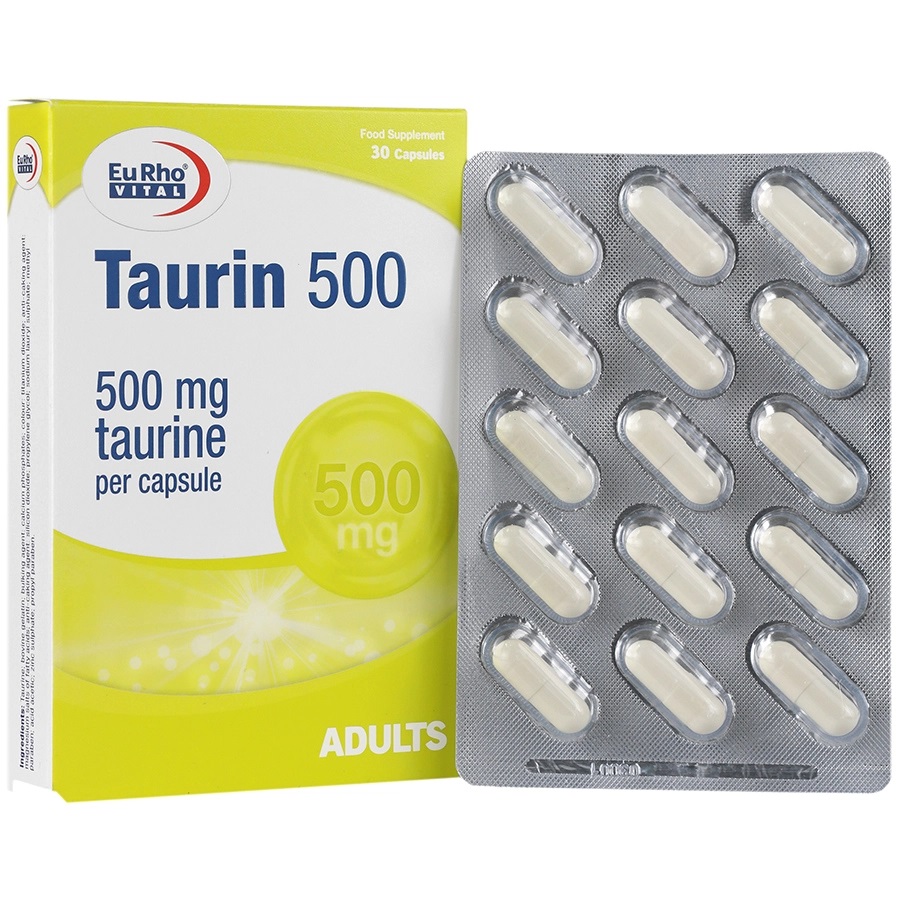 تائورین کپسول 500 میلی گرم یوروویتال 30 عدد